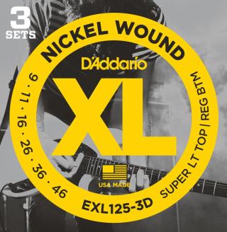 D'Addario EXL125-3D