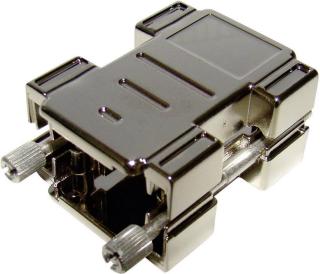 D-SUB pouzdro adaptéru Provertha 87094M001 87094M001, Pólů: 9, plast, pokovený, 180 °, stříbrná, 1 ks