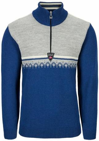 Dale of Norway Lahti Mens Knit Sweater Indigo/Light Charcoal/Off White L