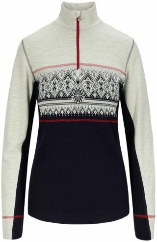 Dale of Norway Moritz Basic Womens Sweater Superfine Merino Navy/White/Raspberry L