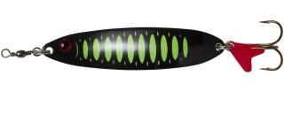 Dam třpytka effzett slim standard spoon uv fluo green black - 8 cm 24 g