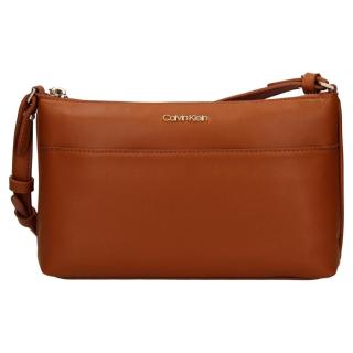 Dámská crossbody kabelka Calvin Klein Monts - koňak