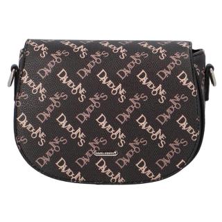 Dámská crossbody kabelka David Jones Sara - tmavě hnědá