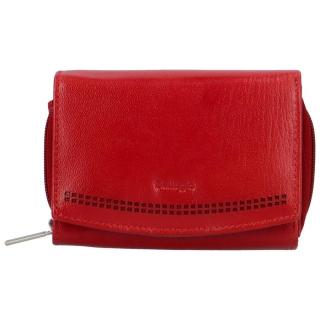 Dámská kožená peněženka červená - Bellugio Odetta
