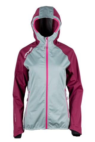 Dámská lehká softshell bunda gts 404132 světle zelená/růžová l