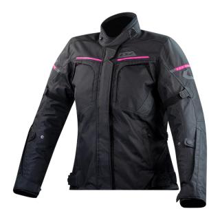 Dámská moto bunda LS2 Endurance Black Pink  černá/růžová  S