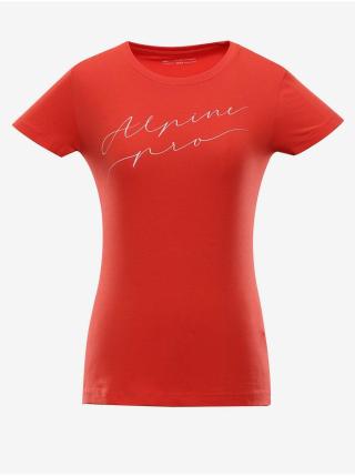 Dámské bavlněné triko ALPINE PRO CELGA oranžová