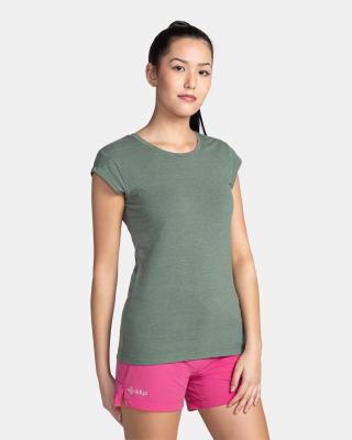 Dámské bavlněné triko kilpi promo-w tmavě zelená 46