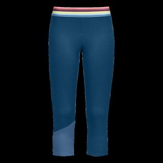 Dámské funkční vlněné 3/4 kalhoty Ortovox W's Fleece Light Short Pants Petrol blue S