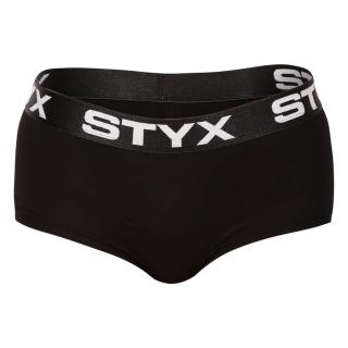 Dámské kalhotky Styx s nohavičkou černé  M