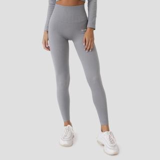 Dámské legíny Ribbed FLO Grey XL - GymBeam