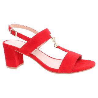 Dámské sandály Caprice 9-28303-22 red suede 37,5