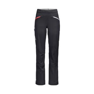 Dámské softshellové a skialpinistické kalhoty Ortovox W's Col Becchei Pants Black raven M