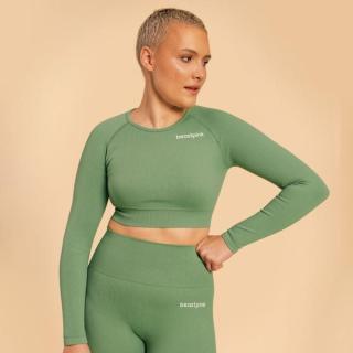 Dámské triko Hyper Crop-Top Olivine XS - BeastPink