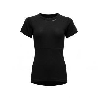 Dámské venkovní tričko Devold Lauparen Merino 190 T-Shirt Woman Black L