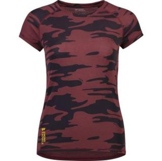 Dámský dres Mons Royale Bella Tech Tee - Chocolate Camo L