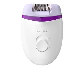 Dámský epilátor Philips Satinelle 2000 BRE225/00 - bílý, fialový + DÁREK ZDARMA