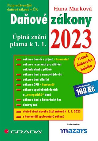 Daňové zákony 2023, Marková Hana