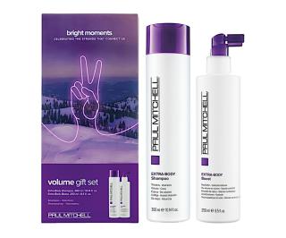 Dárková sada pro objem vlasů Paul Mitchell Extra-Body Volume Duo Bright Moments  + dárek zdarma