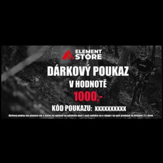 Dárkový poukaz ElementStore v hodnotě 1000 Kč