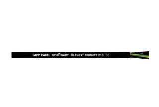Datový kabel LappKabel Ölflex Robust 210 , 7 x 1,5 mm2, 9 mm, 500 V, 1 m, černá