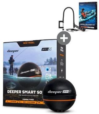 Deeper pro+ 2 smart nahazovací sonar wifi s gps + husí krk 2.0 zdarma