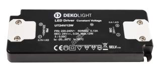Deko-Light LED-napájení FLAT, CV, UT24V/12W konstantní napětí 0-500 mA IP20 24V DC 12,00 W - LIGHT IMPRESSIONS