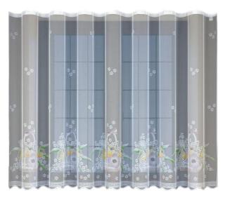 Dekorační žakárová záclona s řasící páskou ALLEN 160 bílá 300x160 cm MyBestHome