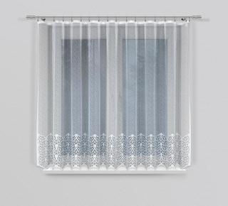 Dekorační žakárová záclona s řasící páskou ATTARA 170 bílá 300x170 cm MyBestHome