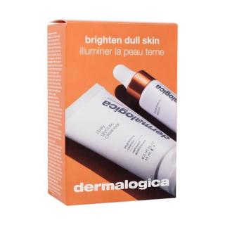Dermalogica Brighten Dull Skin dárková kazeta čistící gel Daily Glycolic Cleanser 15 ml + pleťové sérum Biolumin-C Serum 3 ml na všechny typy pleti