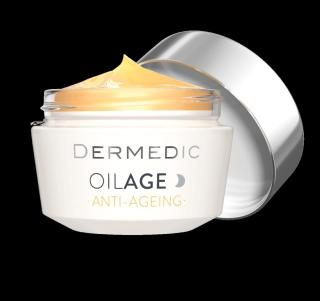 Dermedic Oilage Anti-Ageing noční krém pro obnovu hustoty pleti 50 g