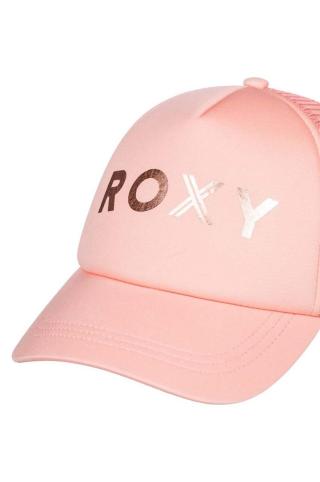 Dětská baseballová čepice Roxy růžová barva, s potiskem