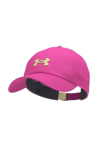 Dětská baseballová čepice Under Armour růžová barva, s aplikací