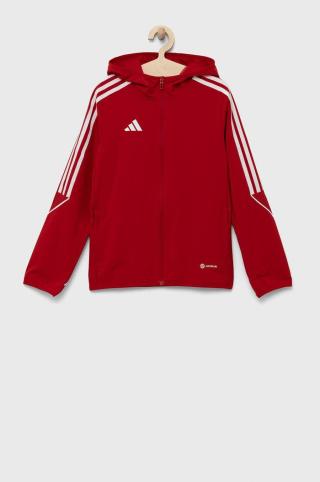 Dětská bunda adidas Performance TIRO23 L WB Y červená barva