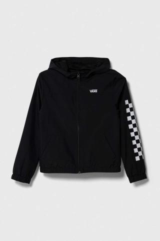 Dětská bunda Vans GR GIRLS KASTLE CLASSIC WINDBREAKER VN0A53OXY281 černá barva