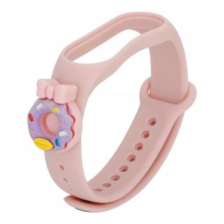 Dětská čelenka Smart Band M5/M6/M7 Pink Donut