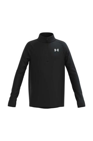 Dětská mikina Under Armour černá barva, hladká