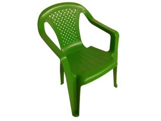 Dětská plastová židlička Bambini zelená
