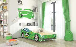Dětská postel - Závodní auto Rozměr: 140 x 70 cm