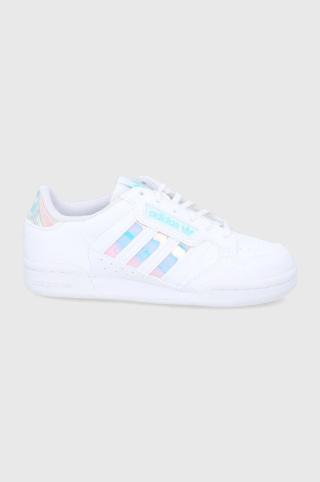 Dětské boty adidas Originals Continental 80 Stripes GZ3255 bílá barva