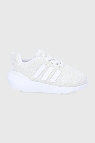 Dětské boty adidas Originals Swift Run 22 EL GW8168 šedá barva