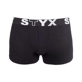 Dětské boxerky Styx sportovní guma černé  4-5 let