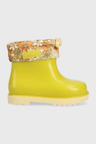 Dětské holínky Melissa Rain Boot Iii Bb zelená barva