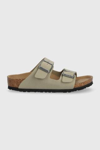 Dětské pantofle Birkenstock Arizona béžová barva