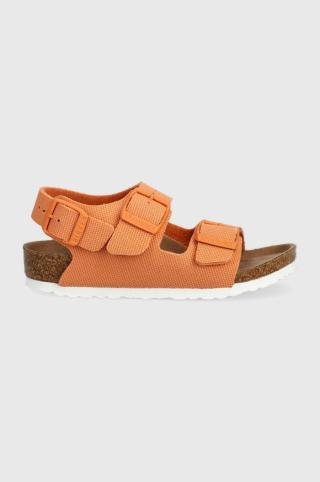 Dětské sandály Birkenstock oranžová barva