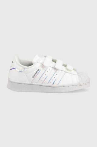 Dětské sneakers boty adidas Originals bílá barva