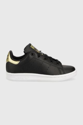 Dětské sneakers boty adidas Originals černá barva