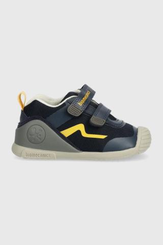 Dětské sneakers boty Biomecanics tmavomodrá barva