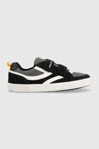 Dětské sneakers boty Geox černá barva