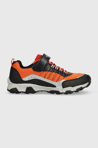 Dětské sneakers boty Geox oranžová barva